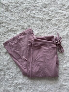 Skims dusty pink straight leg pants